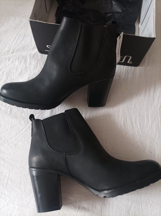 Ted Baker /Desigual/ZARA Нови боти ест.кожа 40