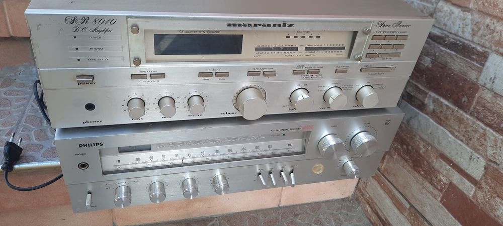 Усилвател Marantz SR8010 и Philips 682