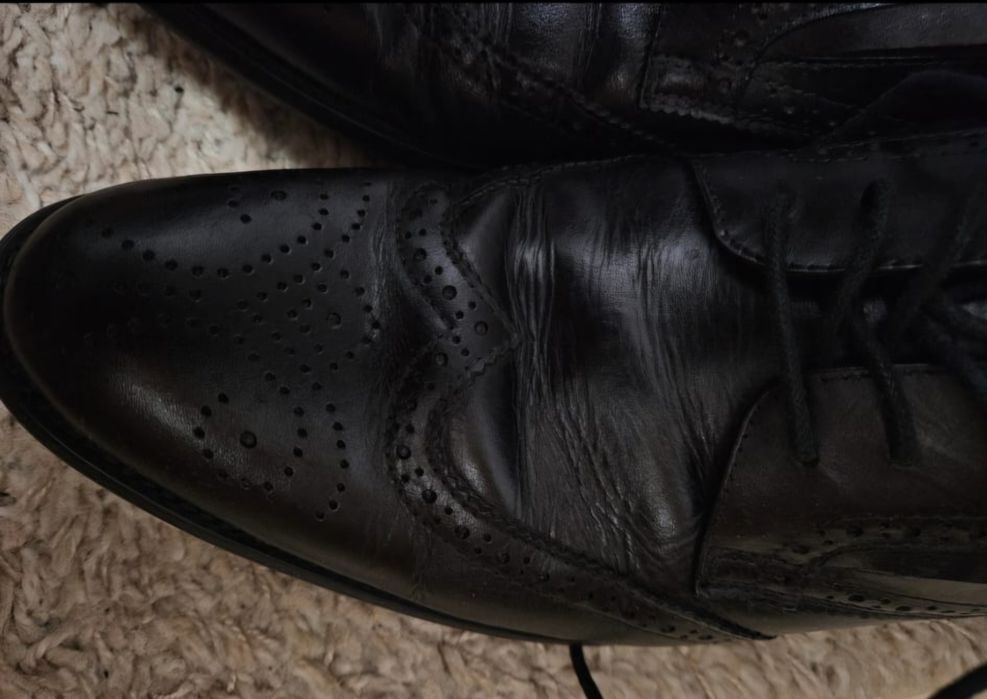 Pantofi stil Oxford piele naturala