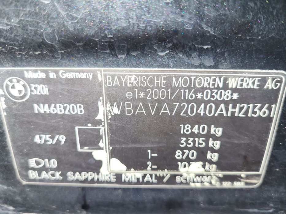 Aripi negre bmw e90,e91