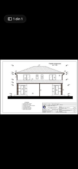 Duplex din faza de proiect !