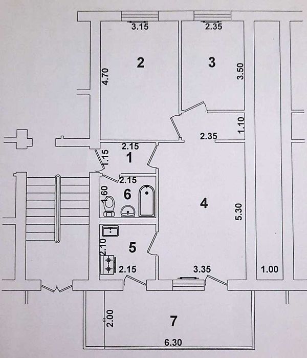 Продаю свою квартиру. Без ремонта!!!