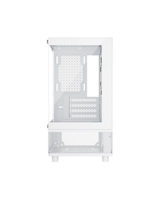 Carcasa PC Gaming, 1STPLAYER MI2-A, Mini Tower, tempered glass, Alb
