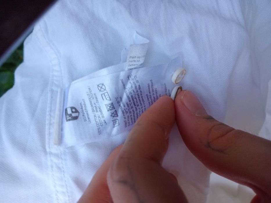 U.S. Polo Assn. — белая рубашка