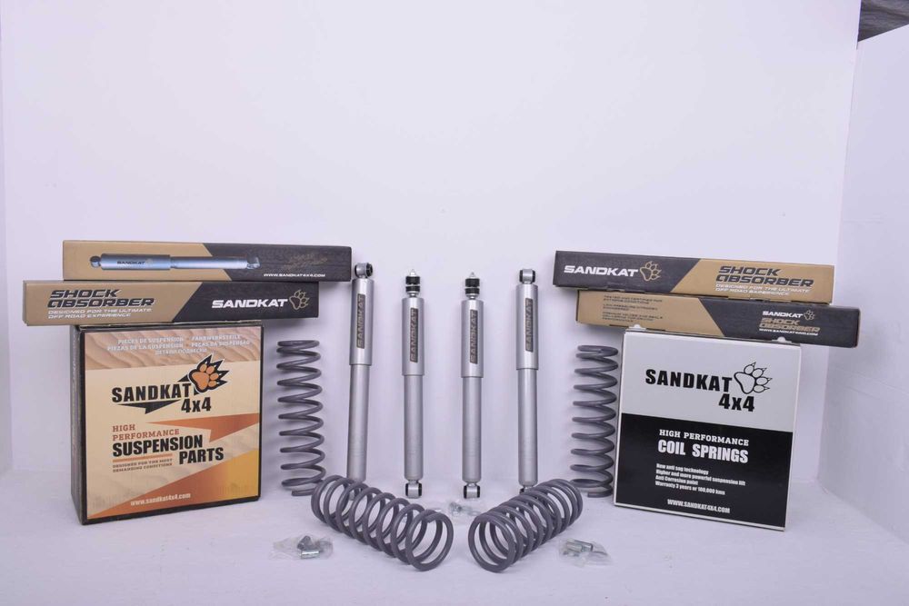 Комплект Офроуд Окачване +4см.SANDKAT 4X4 за SUZUKI JIMNY+50КГ.+200КГ.