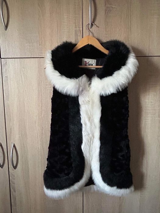 Vestă îmblănită, foarte călduroasă