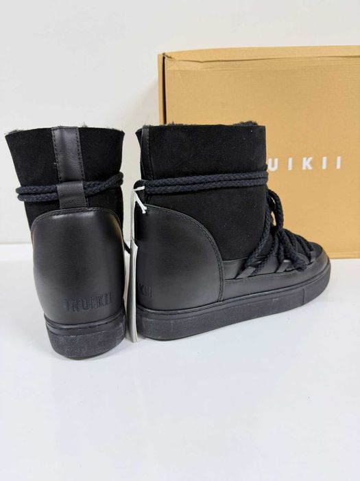 INUIKII Classic Wedge Black Winter Boots (Нови) - Размер 41 (26 см стелка)