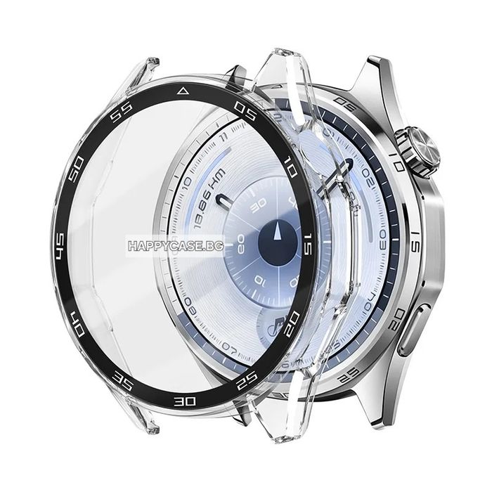 Huawei Watch GT7 Pro 46 mm / GT7 46 41 mm / 360° Твърд пластмасов кейс със скала и вграден протектор за екран