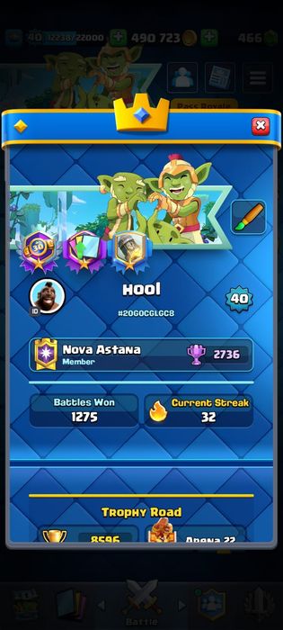 Аккаунт в игре Clash Royale