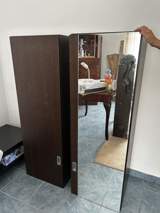 Mobilier living+pat suspendat pe perete+somiera pat 140/190