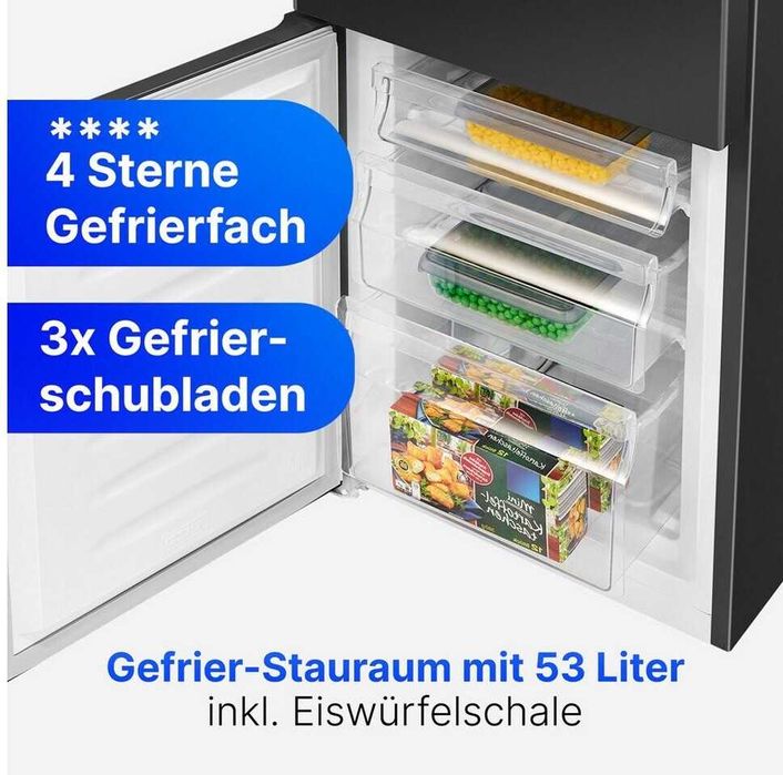 Хладилник с фризер BOMANN KG 320.2 143см.