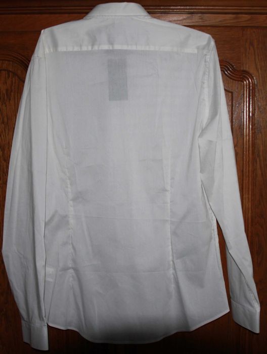 Camasa H&M, alba, slim fit, masura L, noua cu eticheta