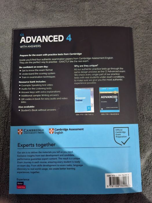 Помагало за подготовка за C1 Advanced(Cambridge)