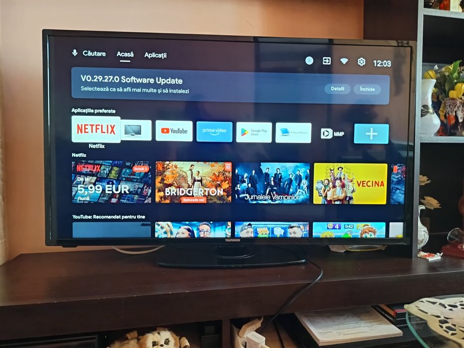 2Tv led Smart  Telefunken și Panasonic diagonala 81cm.