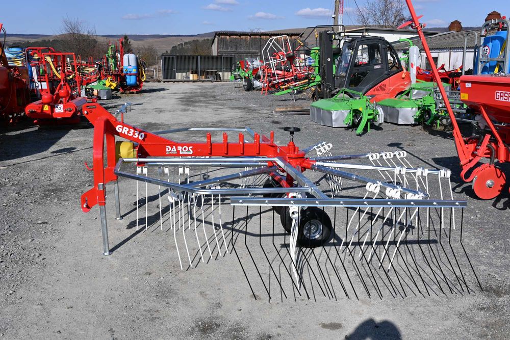 Grebla rotativa de adunat DA ROS GR 330 TW - fabricat in ITALIA Gilau ...