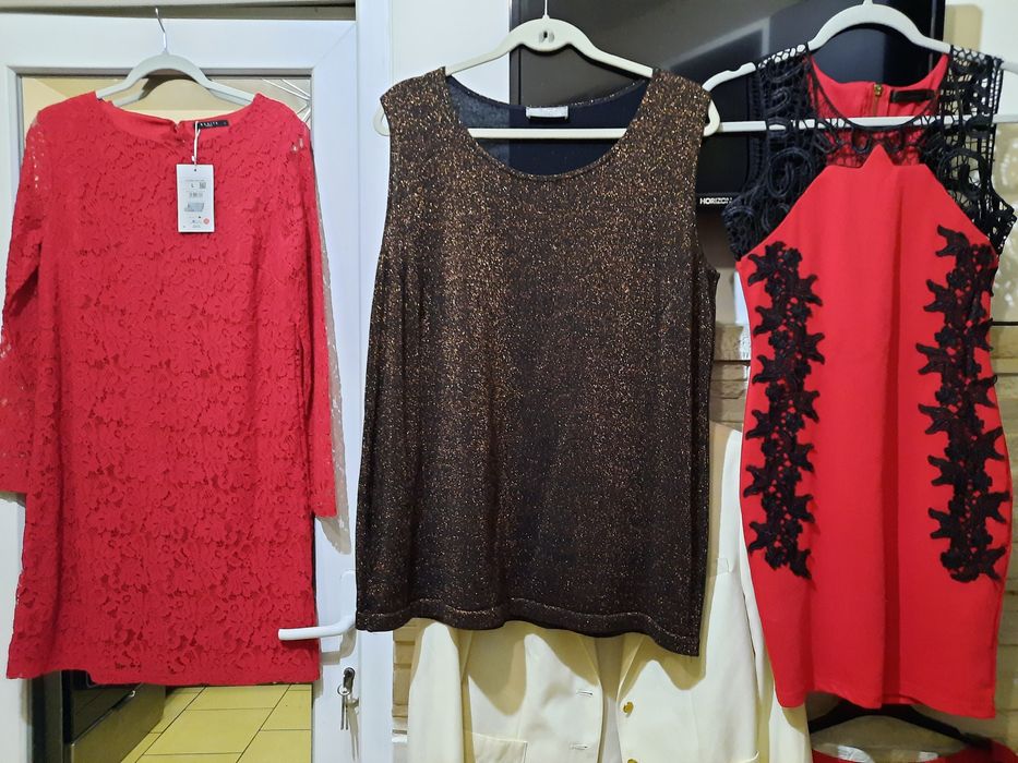 Bluze/Bolero nr.50/54 cu broderie, voal, paiete