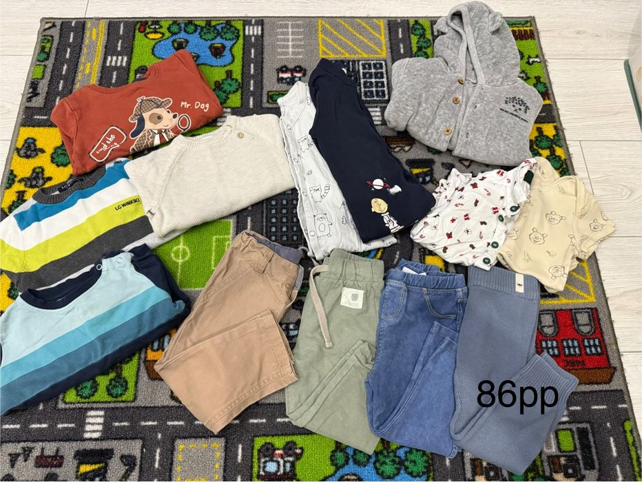 Големи лотове дрехи за бебе 62-74-86рр
