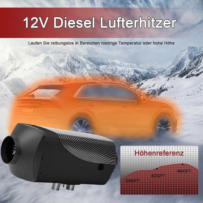 12V 5-8kW дизелов отоплител