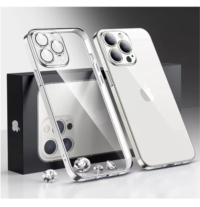 Husa Iphone 13/14/PRO/MAX Silicon Dream Case Margine Lucioasa Clara