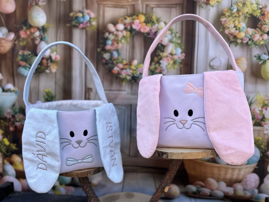 Coșuleț textil personalizat