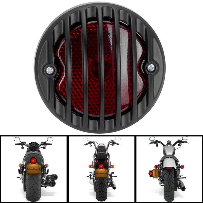 Lampa Stop Spate Moto Cafe racer custom chooper bobber Negru A686