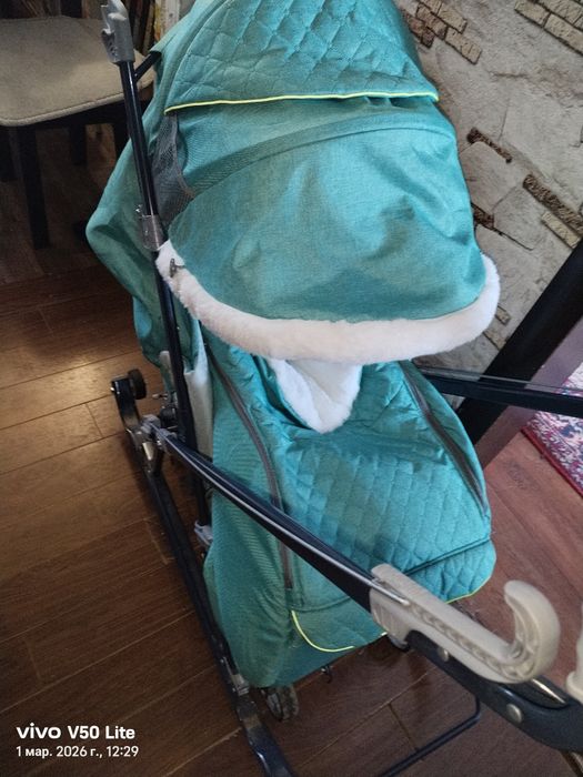 Продам санки коляска в хорошем состояние