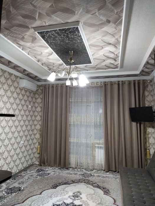 9 микрорайондаги Янги хает уйидан 2 хонали квартира сотилади