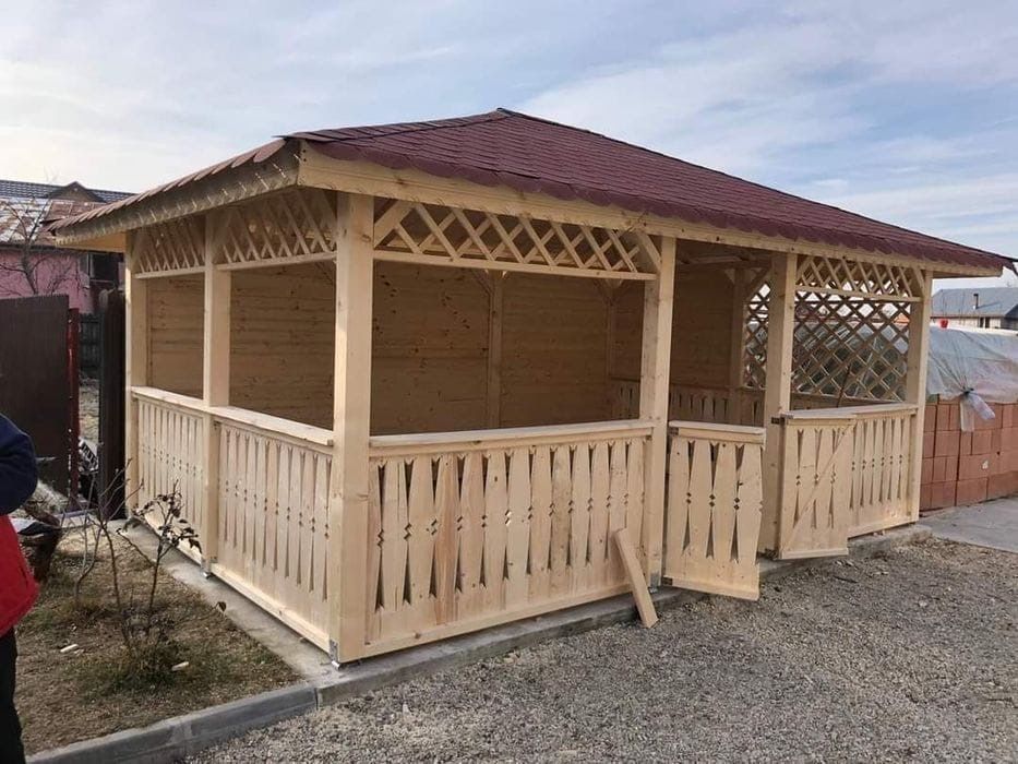 Foisoare terase pergole casute de gradina din lemn