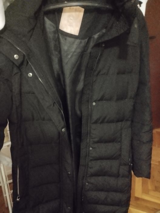 Esprit дълго яке с гъши пух