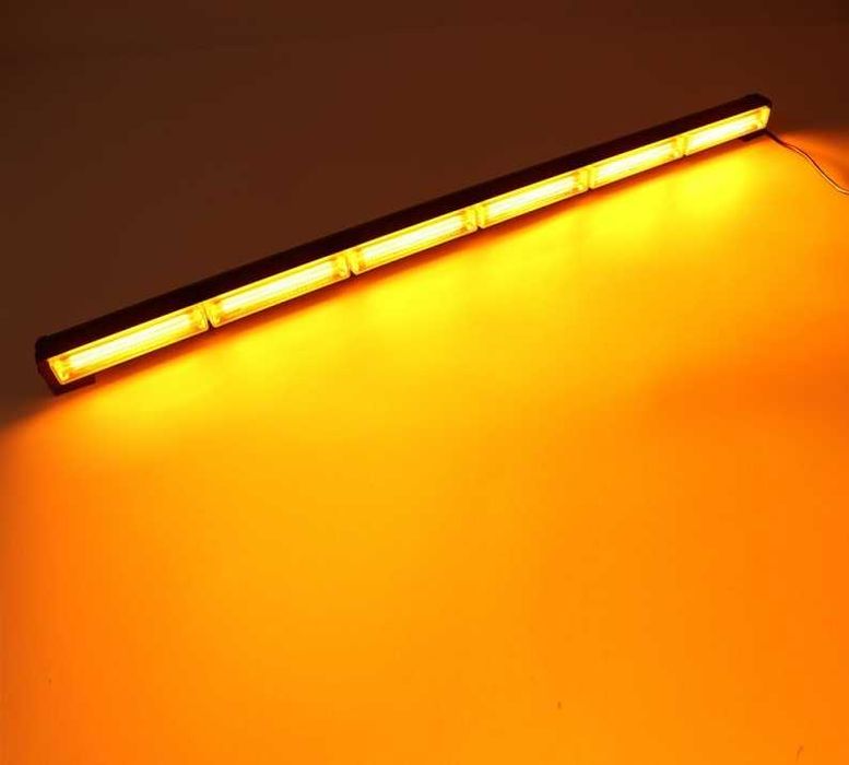 90 см LED аварийна блиц маяк лампа – 12V/24V, 9 режима за пътна помощ
