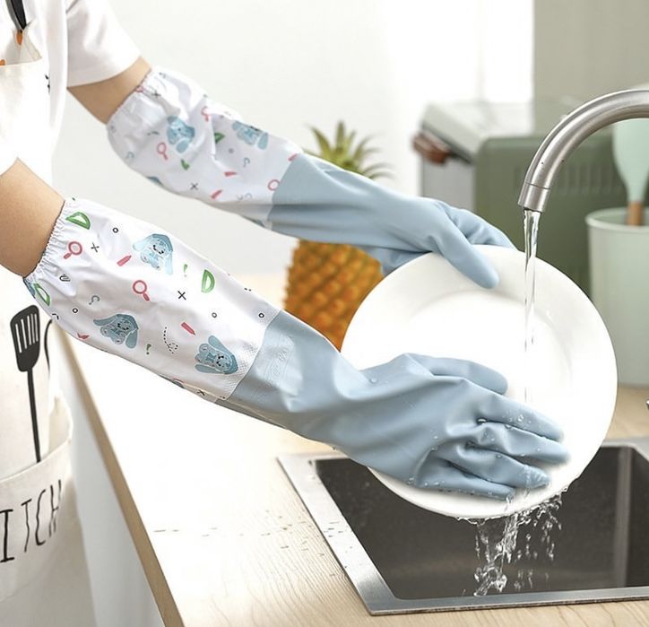 Перчатки латексные с противоаллергенным напыление внутри