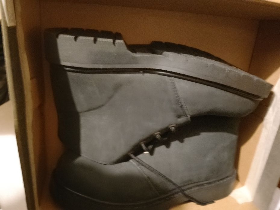 НОВИ спортни боти NEW LANDER естествена кожа топла подплата н.44.5 -45