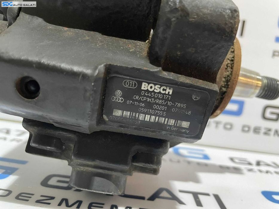 Pompa Inalta Presiune cu Senzor Regulator Audi A6 C6 2.7 TDI V6 BPP BSG 2005 - 2008 Cod 0445010171 059130755S [1727]