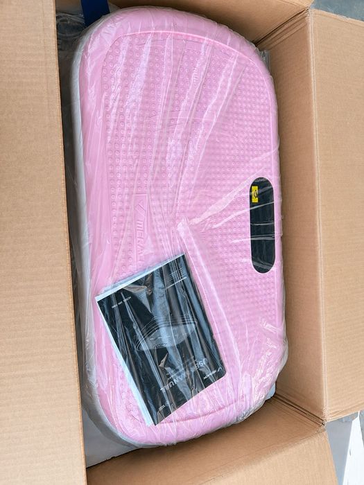 Platforma Vibratii Fitness Merach MR 2440P1 Pink Tonifiere 200W