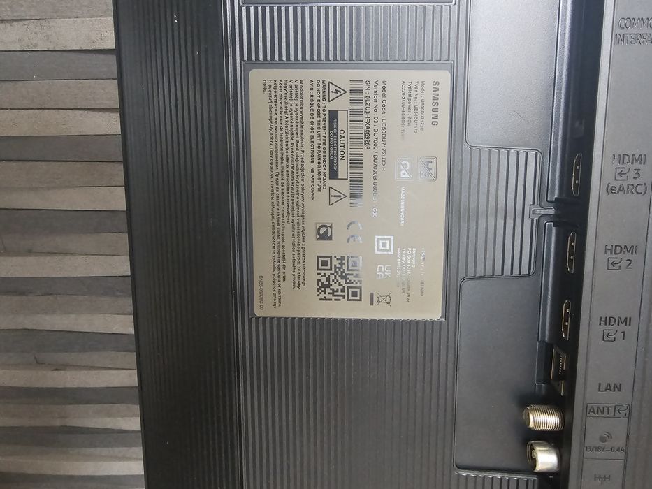 Tv Samsung UE50DU7172U