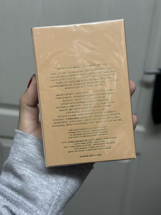 Burberry goddess edp intense