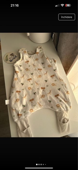 Sac de dormit cu picioruse