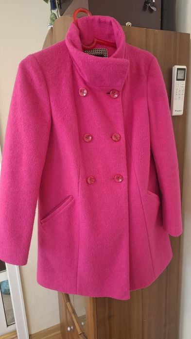 Розово-цикламено палто