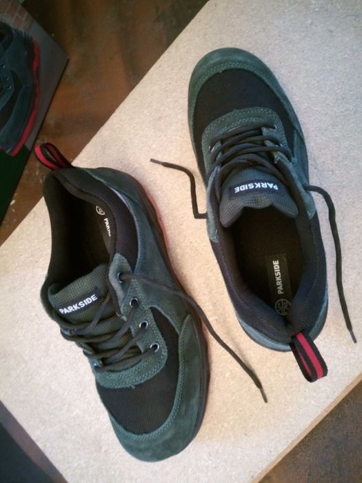 Parkside Pantofi de protecție din piele pentru bărbați nr.43, clasa S3