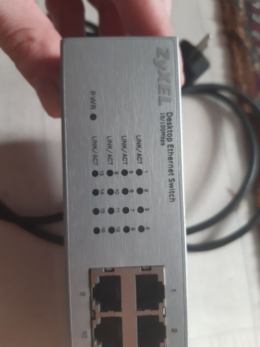 Модемы и свитчи.