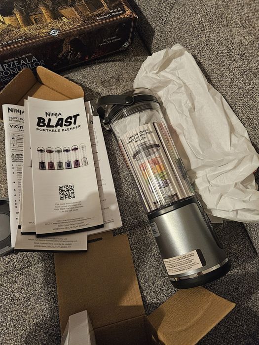 Ninja Blast Blender Portabil Fără Fir NOU – Smoothie-uri și Shake-uri
