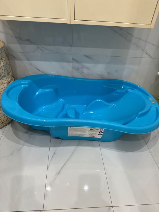 Cadita copii albastră