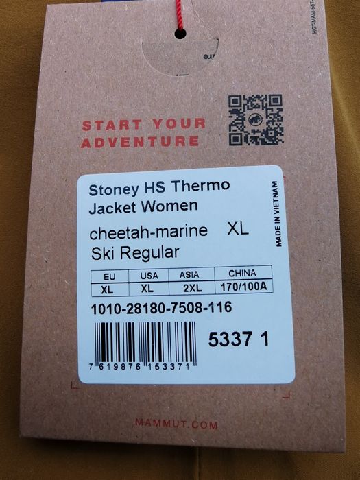 Geacă nouă ski Mammut Stoney HS Thermo Damă