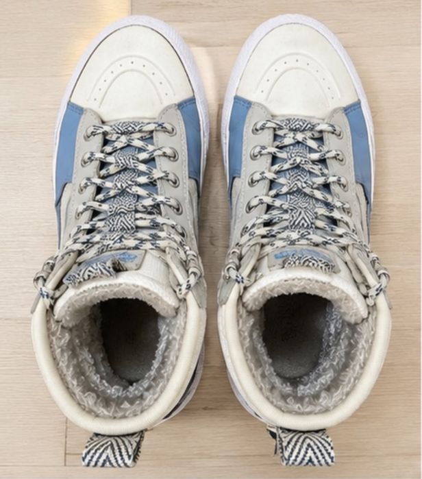 Кеды Vans белые зимние