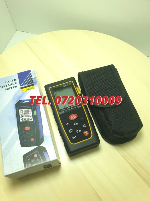 Telemetru Laser Profesional 40 M Precizie  2mm Protectie Ip54 p