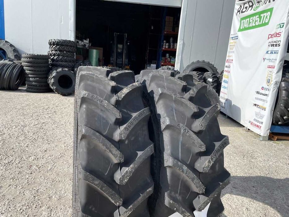 12.4-24 Radiale de tractor cu incarcator 360/70R24 Cauciucuri