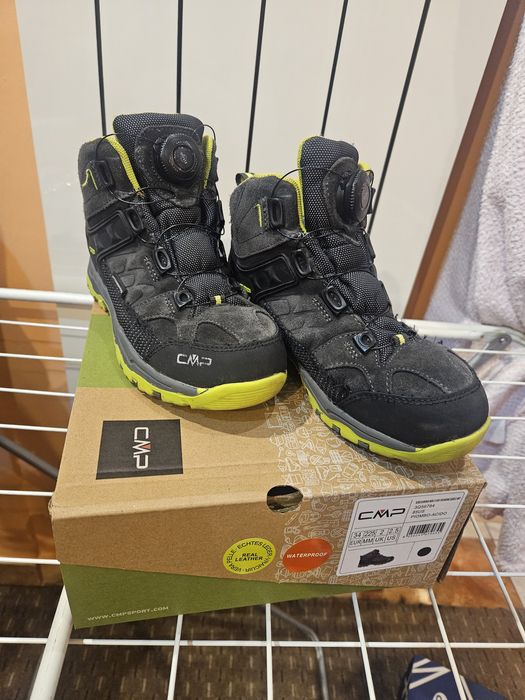 Bocanci trekking copii CMP Kiruna Mid FitGo 34