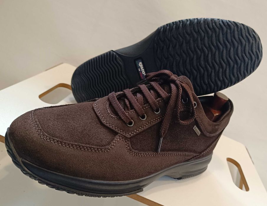 Pantofi sport casual 41 premium Igi&Co Italy NOI piele naturala moale