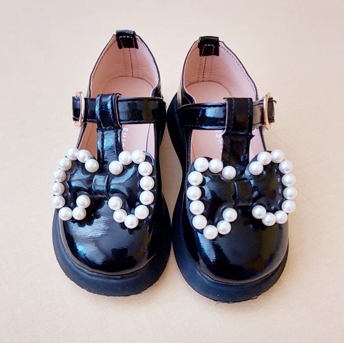 Детски официални обувки с перли, 28 номер