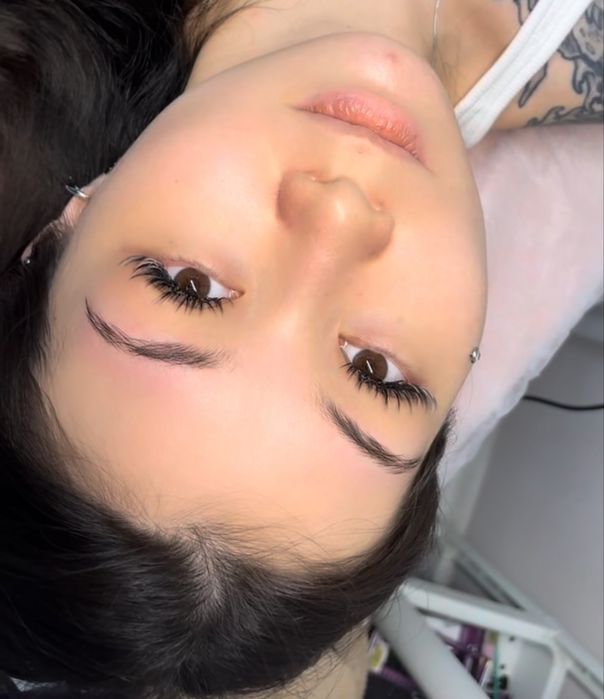 Наращивание ресниц , Ламинирование бровей